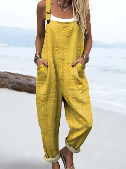 Freja | Relaxed Print Jumpsuit