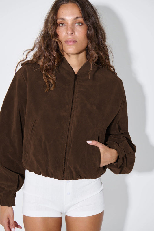 Clara Bomber Chocolate