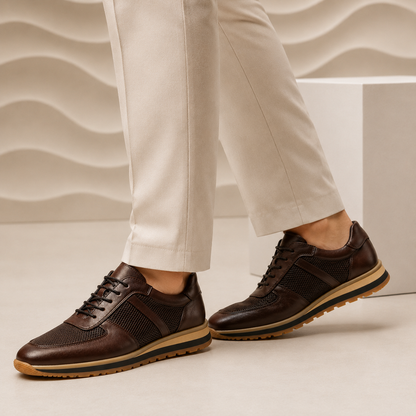 Milano | Men's Full-Grain Leather Low-Tops