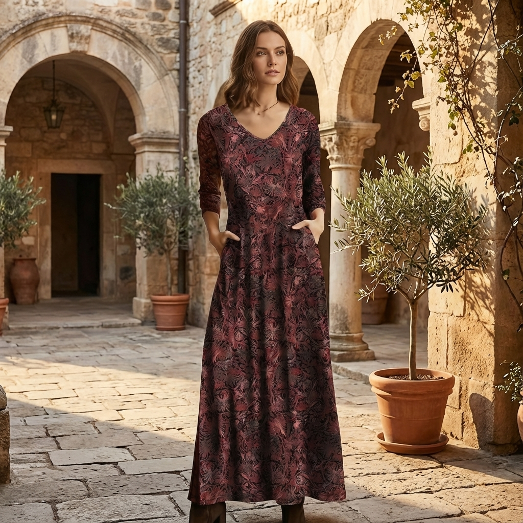Kendal | Floral Print Maxi Dress