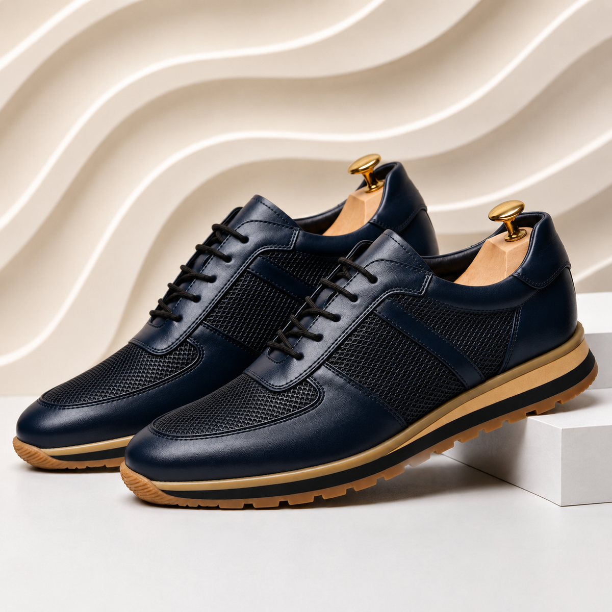 Milano | Men's Full-Grain Leather Low-Tops