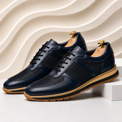 Milano | Men's Full-Grain Leather Low-Tops