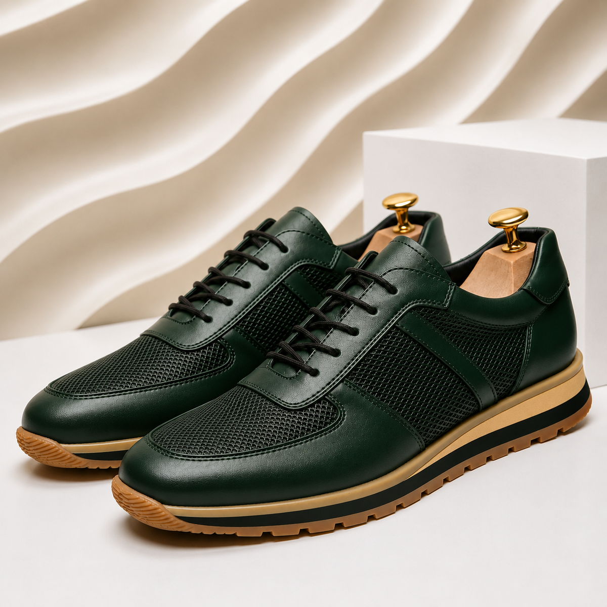 Milano | Men's Full-Grain Leather Low-Tops