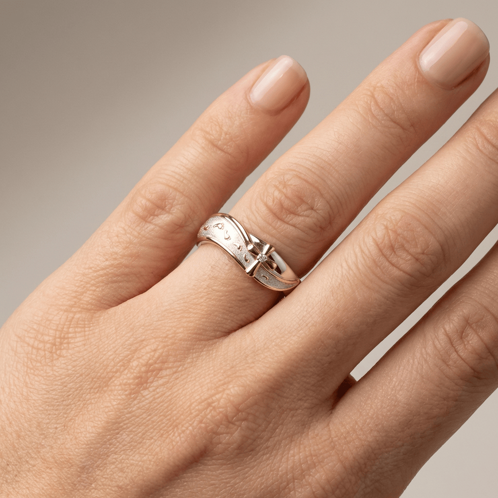 The Journey Ring — Silver Mother's Band