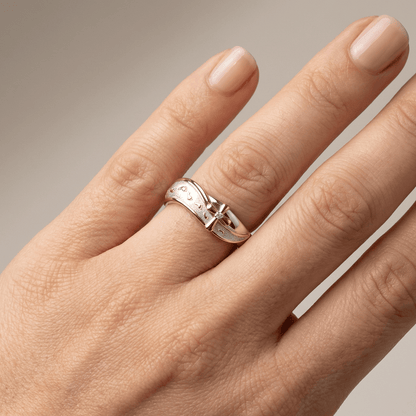 The Journey Ring — Silver Mother's Band