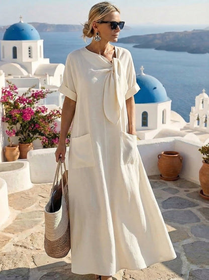 The Fleur™ Chic Pocketed Dress