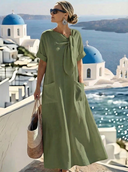 The Fleur™ Chic Pocketed Dress