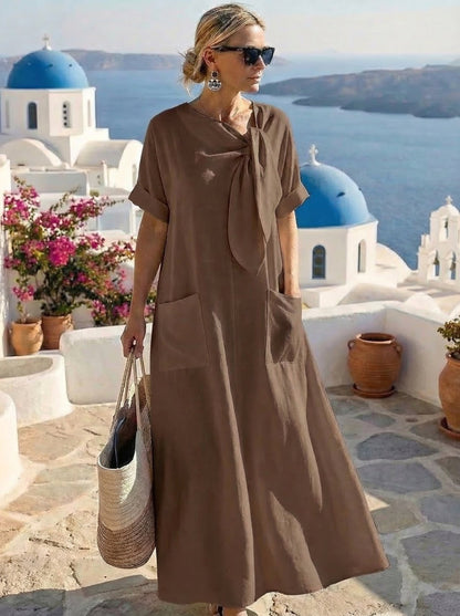The Fleur™ Chic Pocketed Dress