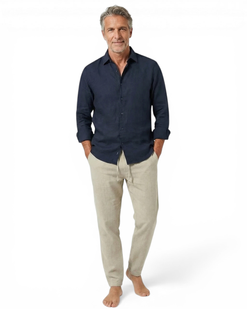 Mateo Beach | Beach Summer Linen Trousers