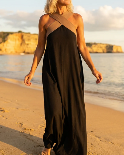 Sovelle™ – Breathable Crossed Maxi Dress - Aurora Classics
