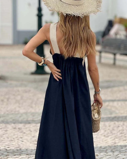 Sovelle™ – Breathable Crossed Maxi Dress - Aurora Classics