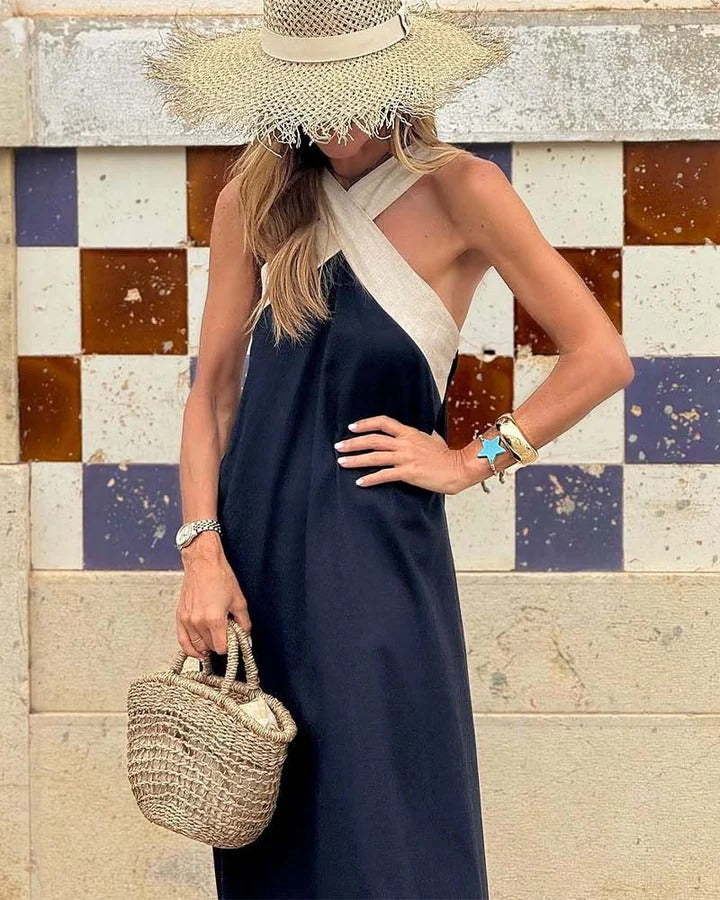 Sovelle™ – Breathable Crossed Maxi Dress - Aurora Classics