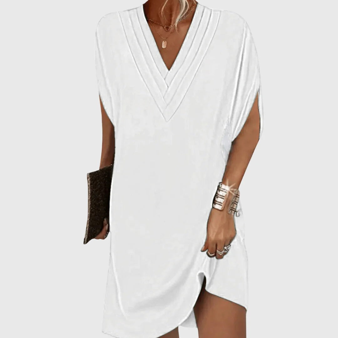 Anita | Elegant Tummy-Hiding Dress - Aurora Classics
