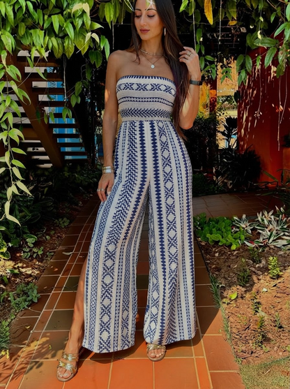 Camila™ | Bohemian Print Jumpsuit
