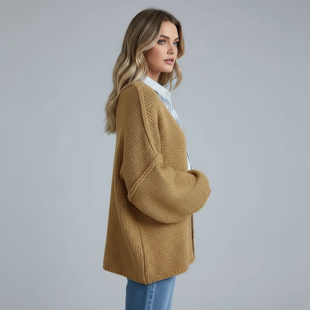 The Oversized Cardie™ | Relaxed Knit Cardigan