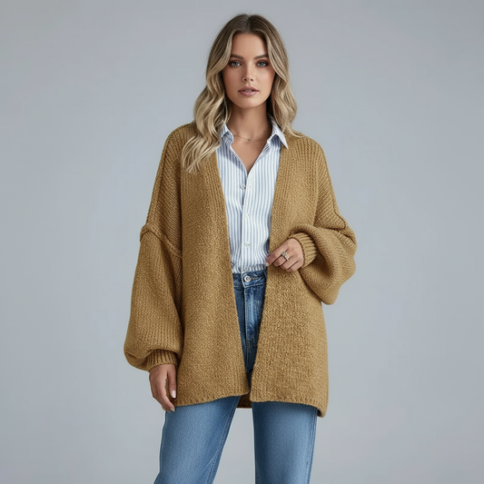 The Oversized Cardie™ | Relaxed Knit Cardigan