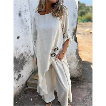New Cotton-Linen Dress + Pants - Comfortable Two-Piece Set — Anniversary Edit