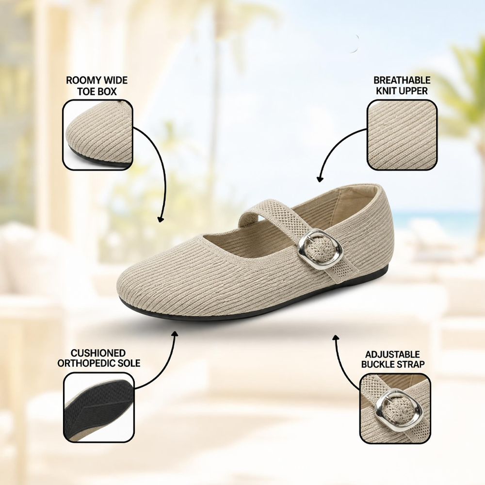 Ambyla Barefoot Comfort Flats